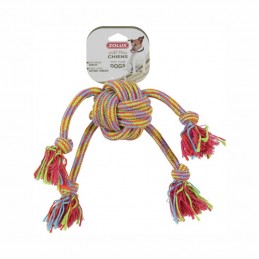OCTOPUS ROPE TOY 43CM COLOUR