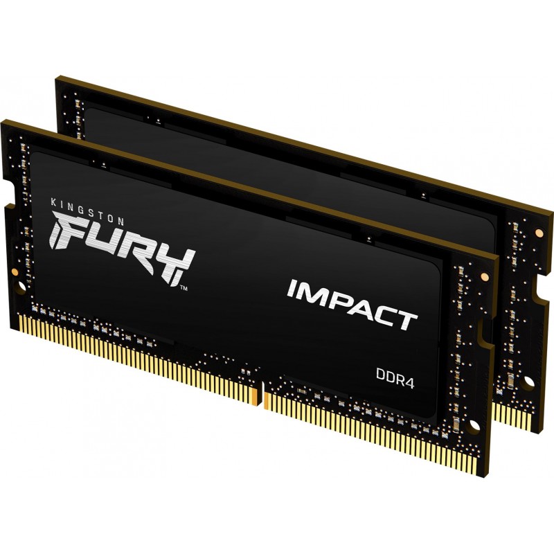 Pamięć do laptopa Kingston Fury Impact, SODIMM, DDR4, 64 GB, 3200 MHz, CL20 (KF432S20IBK2/64)