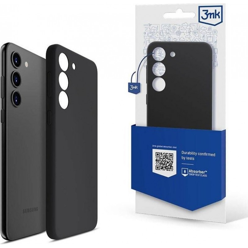 3MK Etui 3MK Silicone Case Samsung Galaxy S23 czarny/black